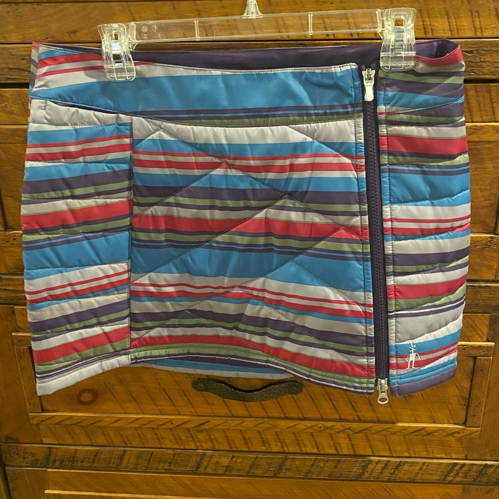 Smartwool puffy striped skirt